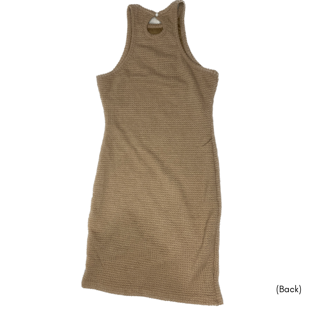 Brown Halter Body Dress (Size 6)