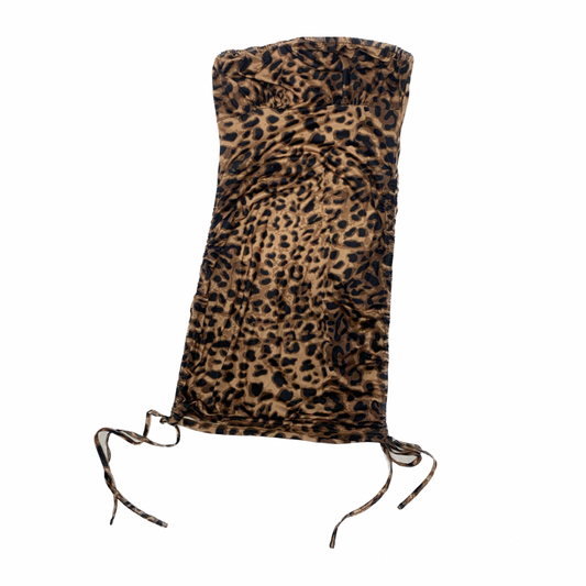 Leopard Body Dress with Drawstrings (size 6)